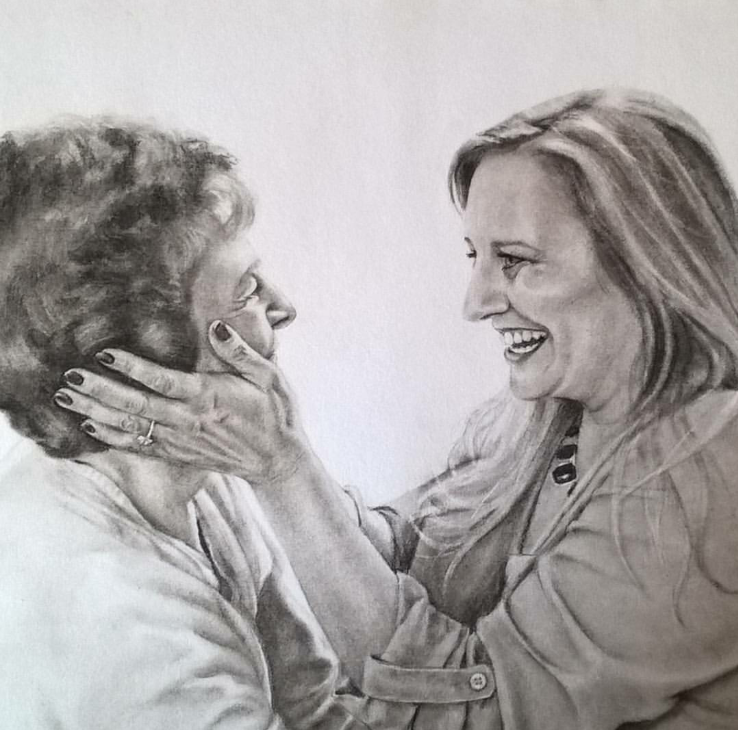 COMMISSION Charcoal and Graphite Portrait