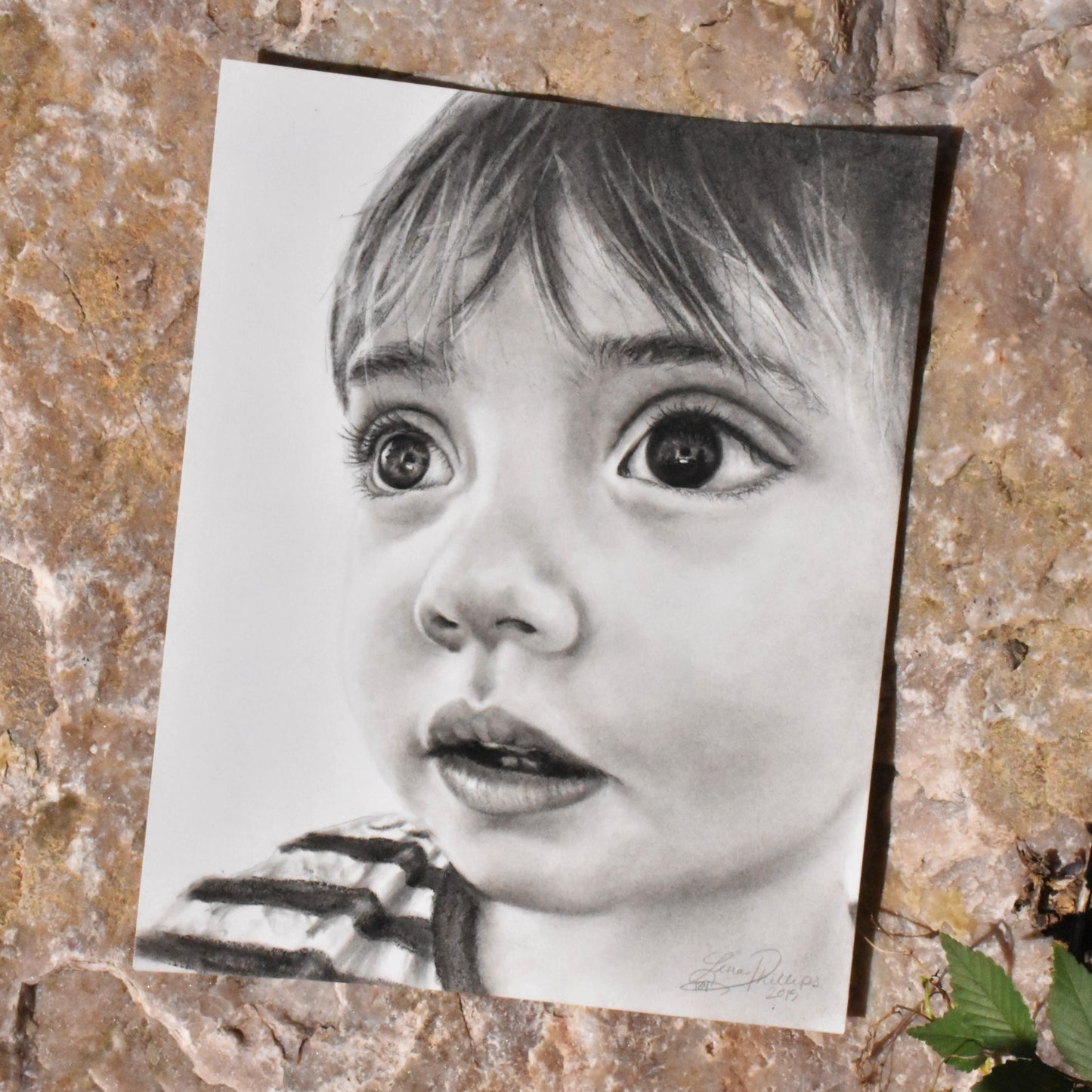 COMMISSION Charcoal and Graphite Portrait