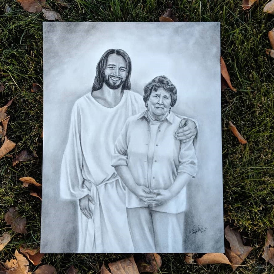 COMMISSION Charcoal and Graphite Portrait