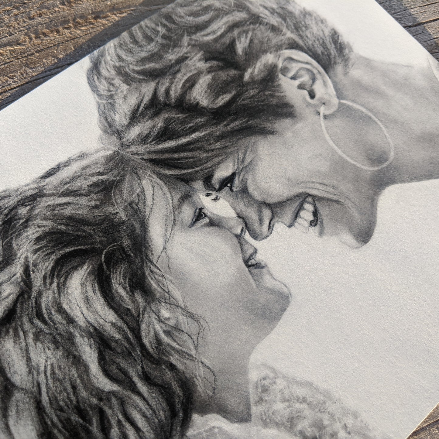 COMMISSION Charcoal and Graphite Portrait