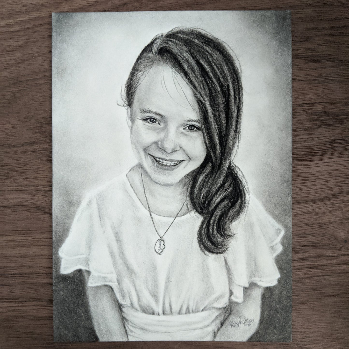 COMMISSION Charcoal and Graphite Portrait