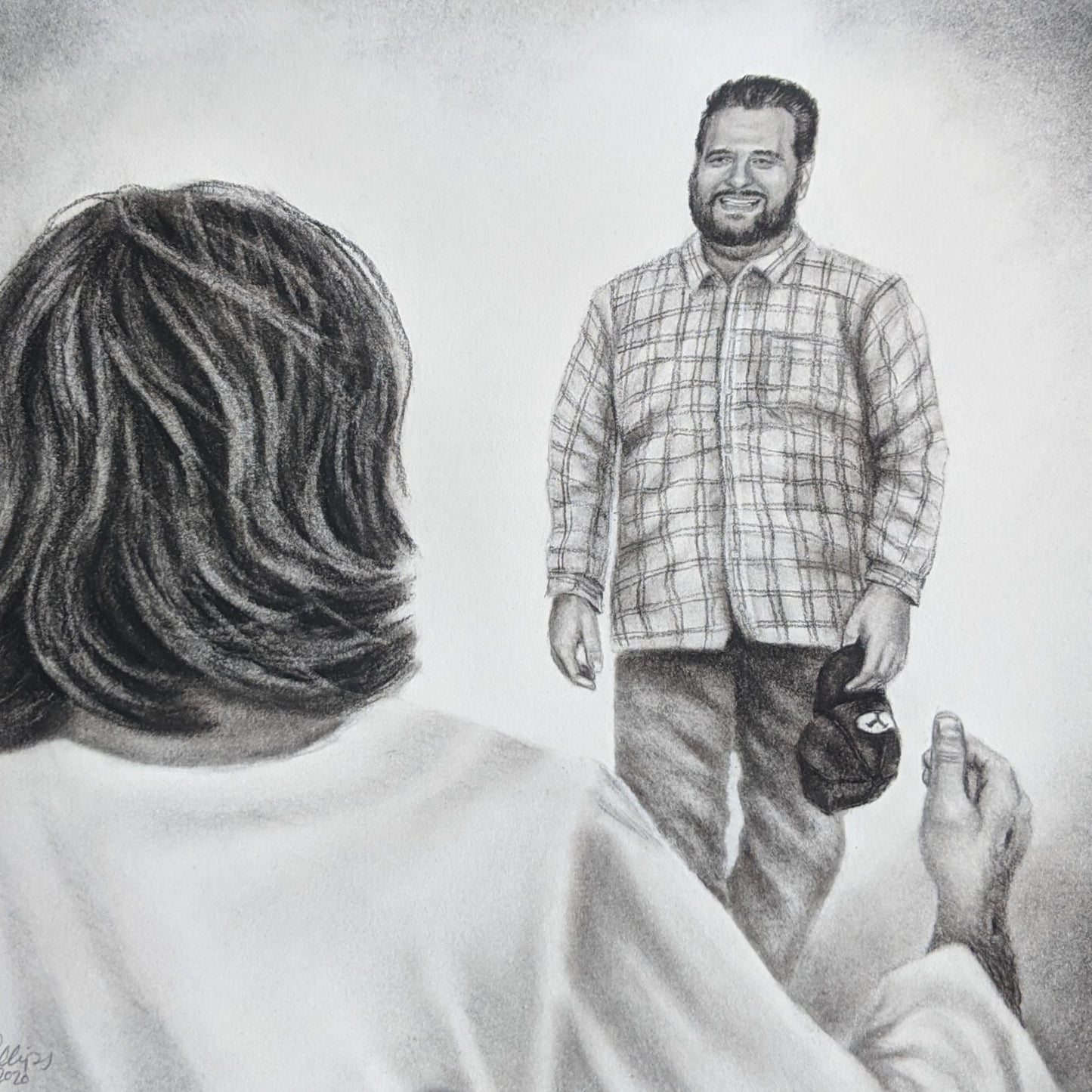 COMMISSION Charcoal and Graphite Portrait