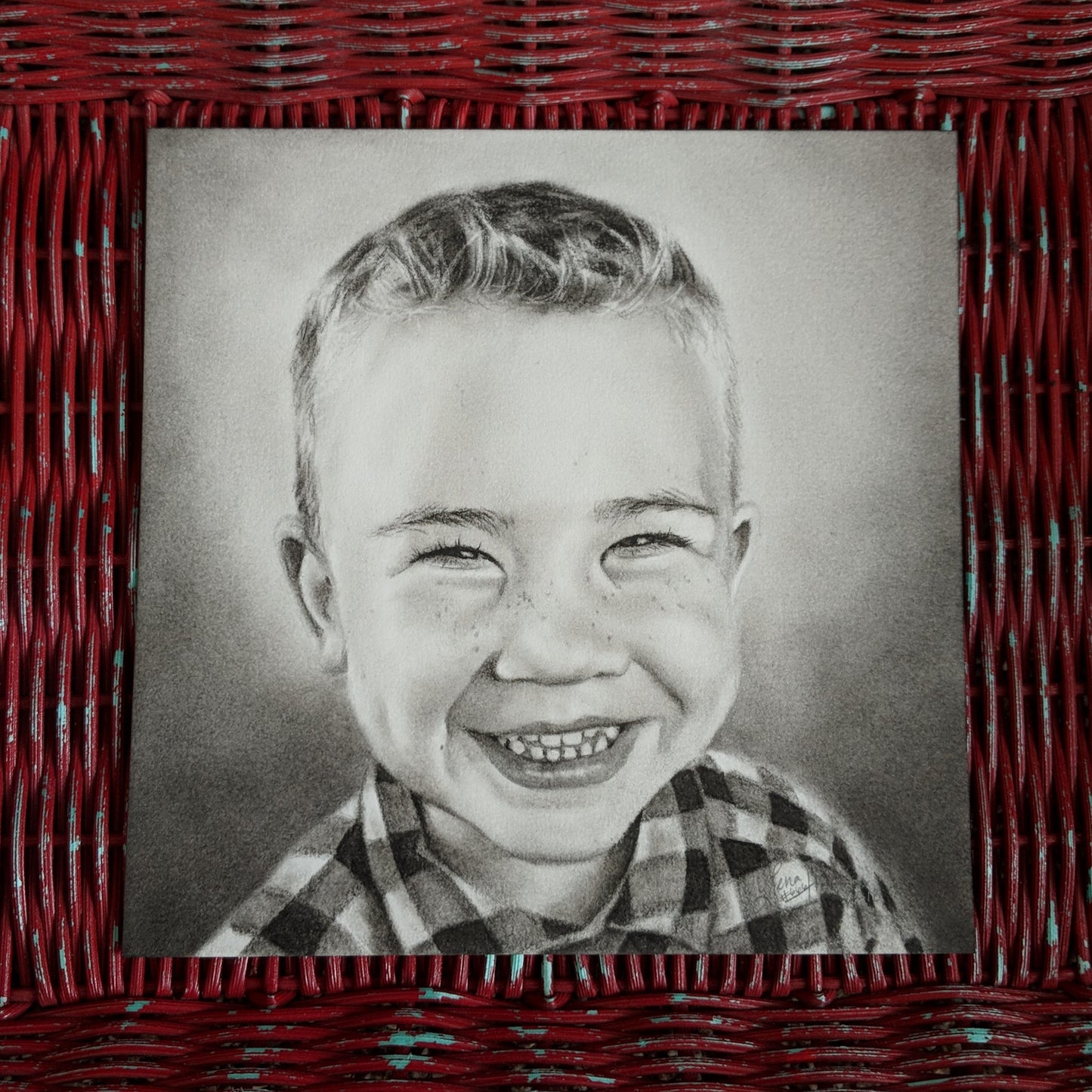 CUSTOM Charcoal and Graphite Portrait