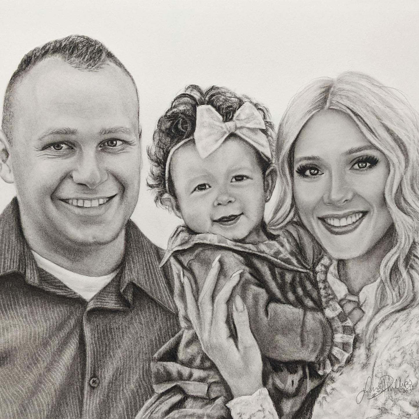 COMMISSION Charcoal and Graphite Portrait