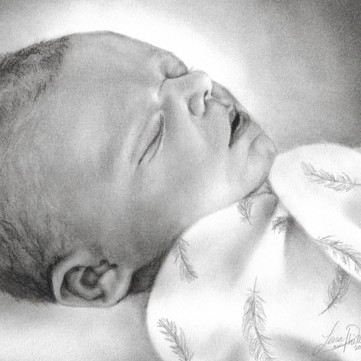 COMMISSION Charcoal and Graphite Portrait